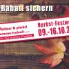 Herbstsonderschau als Festwoche 09.-16.10.2021